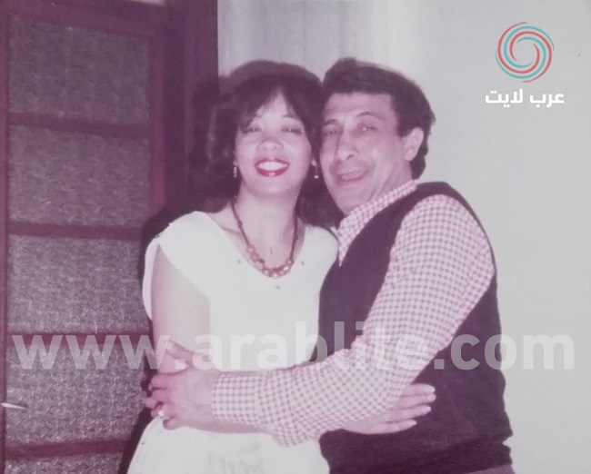 جمال رمسيس مع سوزانا، ابنة شقيقته رتيبة، وهو في الخمسينات من العمر