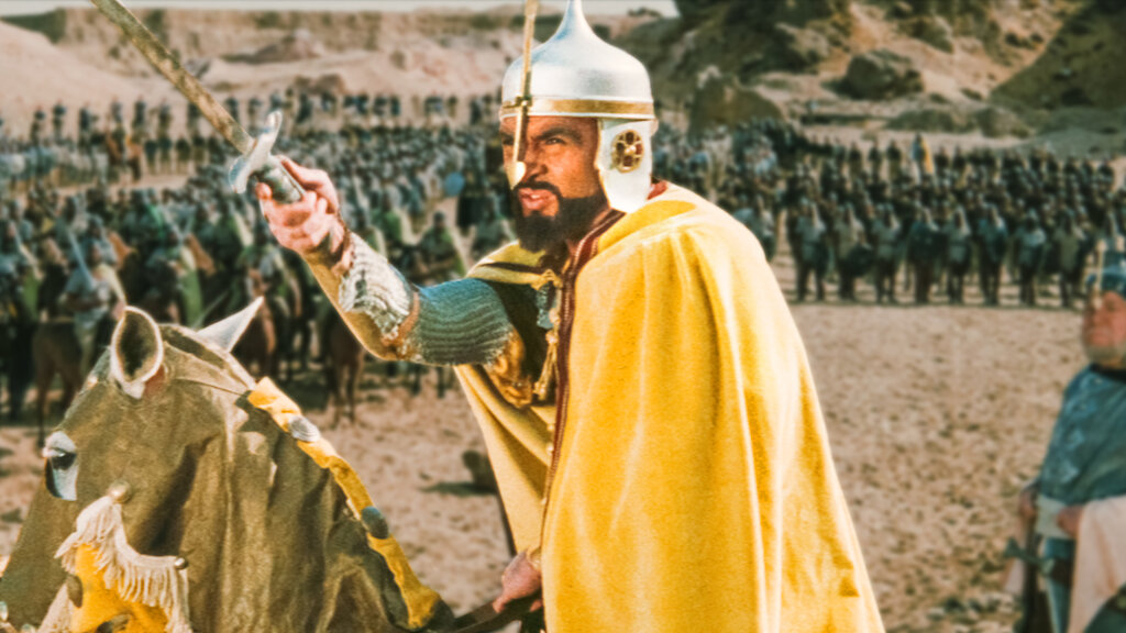 أحمد مظهر في فيلم الناصر صلاح الدين إنتاج عام 1963