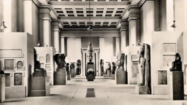 جاليري الآثار المصرية داخل المتحف البريطاني في لندن